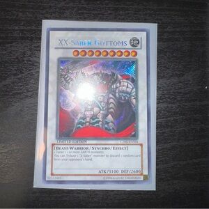 Yugioh XX Saber Gottoms 52352005 Limited Edition Card